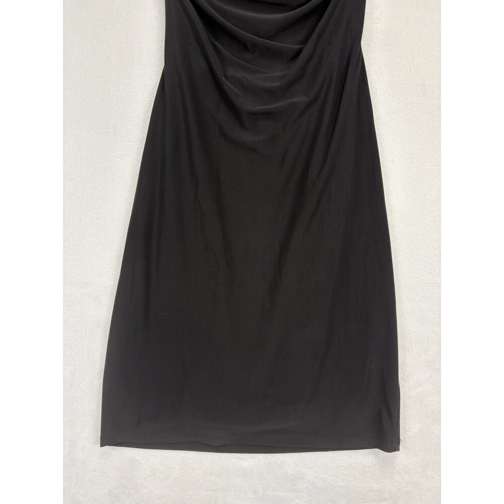 21 Saints Black Cowl Neck Spaghetti Strap Mini Dress XS - Picture 7 of 10